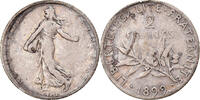 France 2 Francs Monnaie, Semeuse, Paris, Argent, Gadoury:532 -