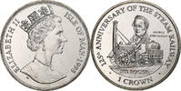 Île de Man Crown Elizabeth II, 125th Anniversary of the Steam Railway -