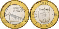 Finlande 5 Euro Lumberjack's Candle Bridge, Vantaa, Bimétallique -