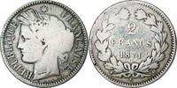 France 2 Francs Cérès, Bordeaux, Argent, KM:817.2 -