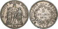 France 5 Francs Hercule, Paris, Argent, Gadoury:745a, KM:820.1 -