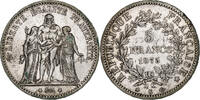 France 5 Francs Hercule, Bordeaux, Argent, Gadoury:745a, KM:820.2 -