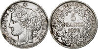 France 5 Francs Cérès, Paris, Argent, Gadoury:743, KM:818 -