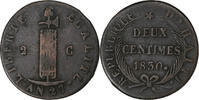 Haïti 2 Centimes Cuivre, KM:A22 -