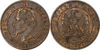 France 2 Centimes Napoléon III, Paris, Bronze, Gadoury:104 -