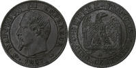 France 5 Centimes Napoléon III, Paris, Bronze, Gadoury:152 -