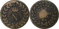 France Decime Napoléon I, Strasbourg, Bronze, Gadoury:195 -