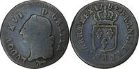 France Sol Louis XVI, Orléans, Cuivre, Gadoury:350 -
