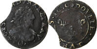 France Double Tournois Louis XIII, Vienne, Cuivre, Gadoury:11 -