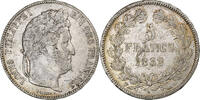 France 5 Francs Louis-Philippe, La Rochelle, Argent, Gadoury:678 -