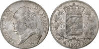 France 5 Francs Louis XVIII, Bordeaux, Argent, Gadoury:614 -