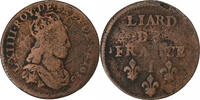 France Liard Louis XIV, Limoges, Cuivre, Gadoury:80 -