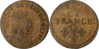 France Liard Louis XIV, Lusignan, Cuivre, Gadoury:80 -