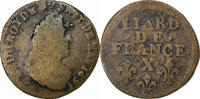 France Liard Louis XIV, Amiens, Cuivre, Gadoury:81 -