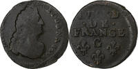France Liard Louis XIV, Poitiers, Cuivre, Gadoury:81 -