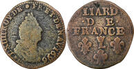 France Liard Louis XIV, Lille, Cuivre, Gadoury:81 -