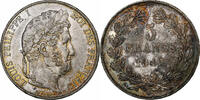 France 5 Francs Louis-Philippe, Paris, Argent, Gadoury:678a -