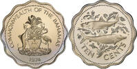 Bahamas 10 Cents 1974 Franklin Mint Elizabeth II, Franklin Mint, Cupro-n... 14,95 EUR  + 4,95 EUR frais d'envoi