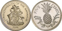 Bahamas 5 Cents Elizabeth II, Franklin Mint, Cupro-nickel, KM:60 -