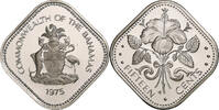 Bahamas 15 Cents Elizabeth II, Franklin Mint, BE, Cupro-nickel -