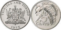 Trinité-et-Tobago 25 Cents Franklin Mint, BE, Cupro-nickel, KM:20 -
