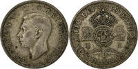 Grande-Bretagne 2 Shillings George VI, British Royal Mint, Argent -