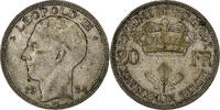 Belgique 20 Francs Bruxelles, Argent -