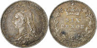 Grande-Bretagne 6 Pence Victoria, British Royal Mint, Argent -