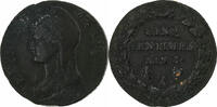 France 5 Centimes Dupré, Paris, Cuivre -