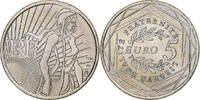 France 5 Euro Semeuse, Pessac, Argent, SPL+ -