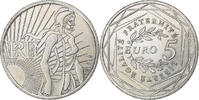 France 5 Euros Semeuse, Pessac, Argent -
