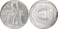 France 10 Euro Hercule, Pessac, Argent -