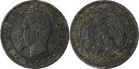 France Centime Napoléon III, Marseille, Argent -