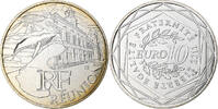 France 10 Euro Réunion, Pessac, Argent -