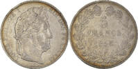 France 5 Francs Monnaie, Louis-Philippe, Bordeaux, Argent -