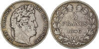 France 5 Francs Monnaie, Louis - Philippe, Strasbourg, Argent -