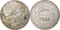 France 10 Euro Bretagne, Pessac, Argent -