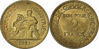 France 2 Francs Chambre de commerce, Paris, Cupro-Aluminium -