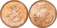 Finlande 2 Centimes Vantaa, Cuivre plaqué acier -