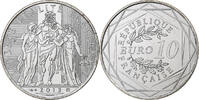 France 10 Euro Hercule, Pessac, Argent -