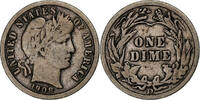 États-Unis Dime Barber, Denver, Argent -