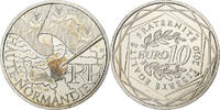 France 10 Euro Haute-Normandie, Pessac, Argent, SPL -