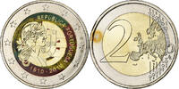 Portugal 2 Euro République Portugaise, Colorisé, Lisbonne, Bimétallique -
