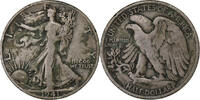 États-Unis Walking Liberty Half Dollar Denver, Argent -