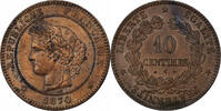 France 10 Centimes Cérès, Paris, Bronze -