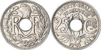 France 25 Centimes Monnaie, Lindauer, Nickel, Gadoury:379, KM:867 -