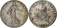 France 2 Francs Semeuse, Paris, Argent, Gadoury:532, KM:845.1, Le -