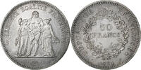 France 50 Francs Hercule, Frappe hybride, Argent, Gadoury:882a -