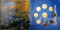 Finlande Set 1 ct. - 2 Euro + Token Set 1 ct. - 2 Euro + Jeton, L'Orpailleur, BU, Mint of Finland -