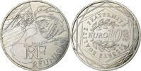 France 10 Euro Réunion, MDP, Argent -